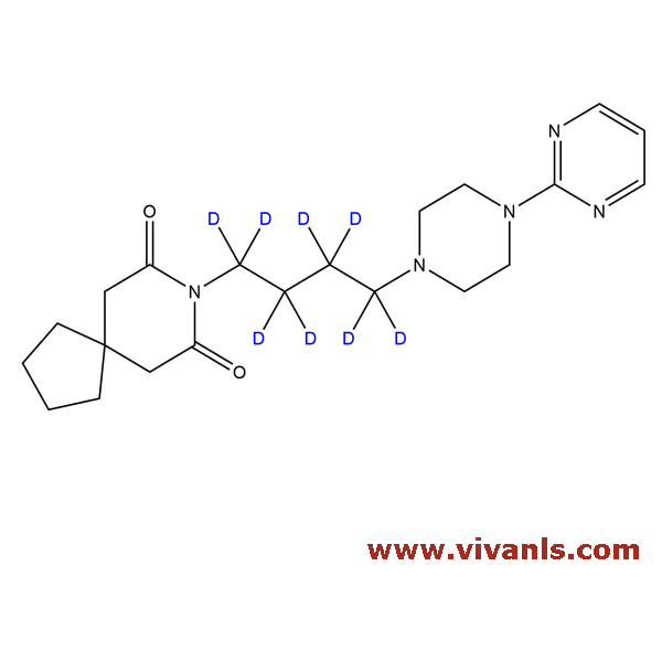 Stable Isotope Labeled Compounds-Buspirone HCl D8-1663330156.png